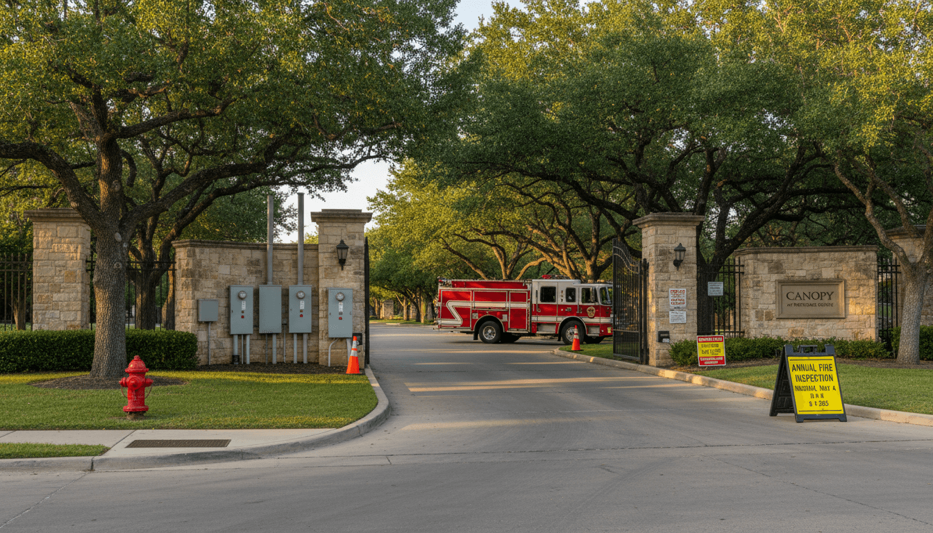 Annual Fire Inspection Monday, May 4, 2026 at 8am